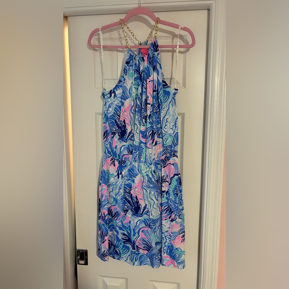 Lilly Pulitzer Bowen Halter Romper - EUC Size Medium